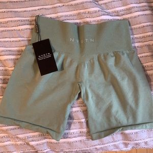 Sage Green NVTN Shorts